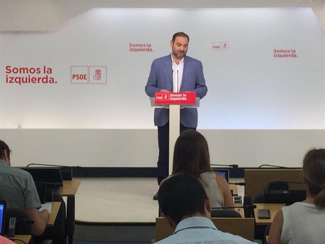 Rueda de prensa de José Luis Ábalos en Ferraz | TWITTER DEL PSOE ep ruedaprensajose luis abalosferraz