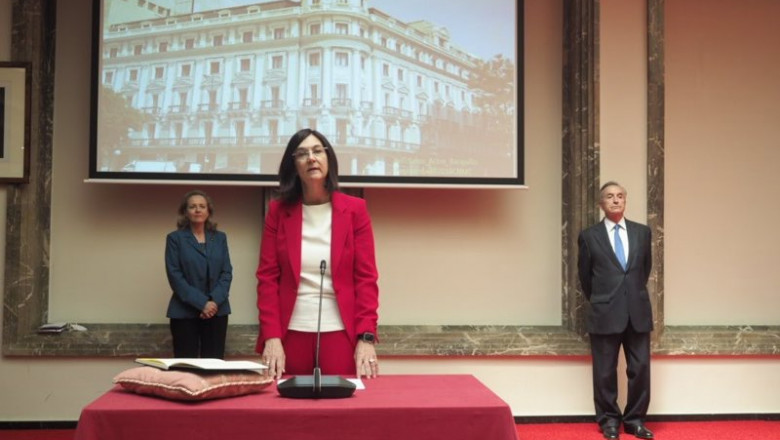 Toma de posesión de Cani Fernández como nueva presidenta de la CNMC, a 19 de junio de 2020 en Madrid | CNMC - Archivo ep toma de posesion de cani fernandez como nueva presidenta de la cnmc a 19 de junio de 2020 en