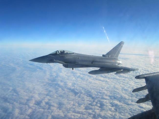 ep un eurofighter espanol sobrevolandomar balticomisionla otan