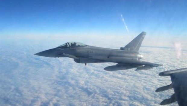 ep un eurofighter espanol sobrevolandomar balticomisionla otan