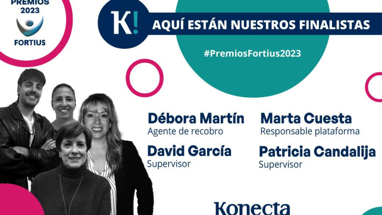finalistas de konecta en los premios fortius