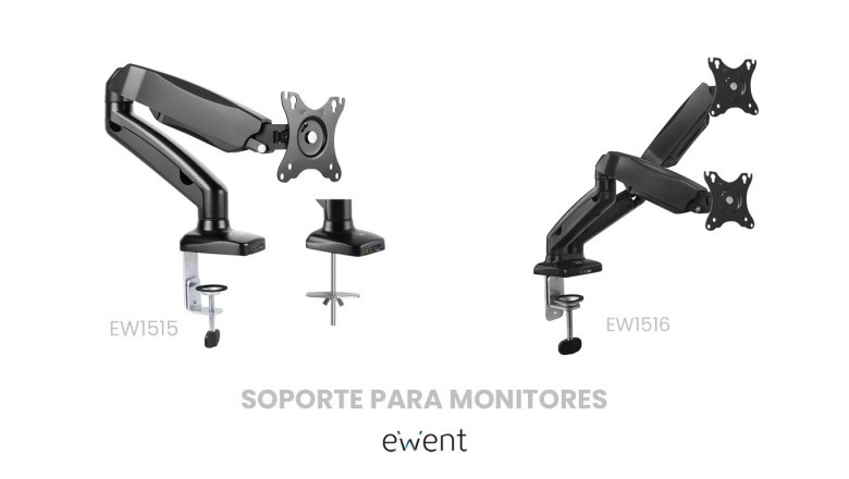 soportes para monitor de ewent