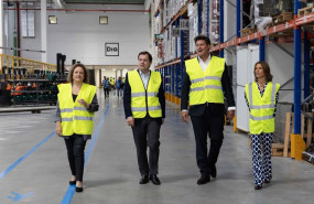 ep acto de inauguracion del nuevo centro logistico de dia en villadangos del paramo leon