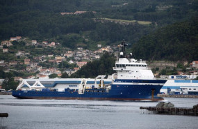 ep archivo   el buque artabro llega al puerto de vigo a 12 de junio de 2023 en vigo pontevedra