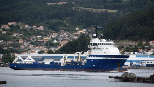 ep archivo   el buque artabro llega al puerto de vigo a 12 de junio de 2023 en vigo pontevedra