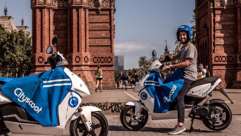 Archivo - El operador francés de 'motosharing' Cityscoot llega a Barcelona. | CITYSCOOT - Archivo ep archivo el operador frances de motosharing cityscoot llega a barcelona