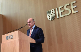 ep archivo   el vicepresidente del banco central europeo bce luis de guindos durante la segunda