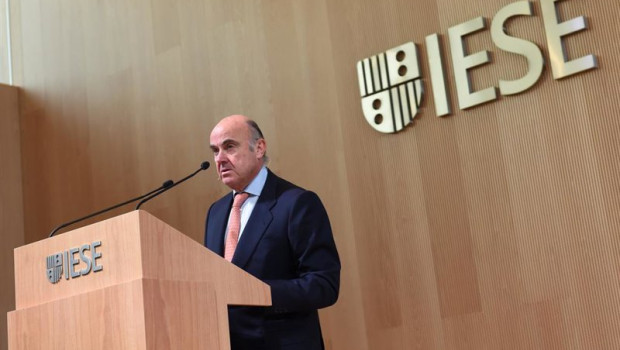 ep archivo   el vicepresidente del banco central europeo bce luis de guindos durante la segunda