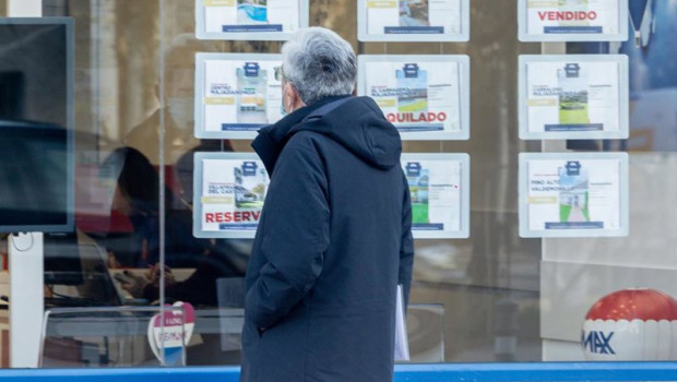 ep archivo   una oficina de empresa inmobiliaria a 19 de enero de 2026 en madrid espana