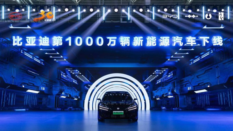 BYD celebra su 30 aniversario con la fabricación de su vehículo enchufable número 10 millones | BYD ep byd celebra su 30 aniversario con la fabricacion de su vehiculo enchufable numero 10 millones