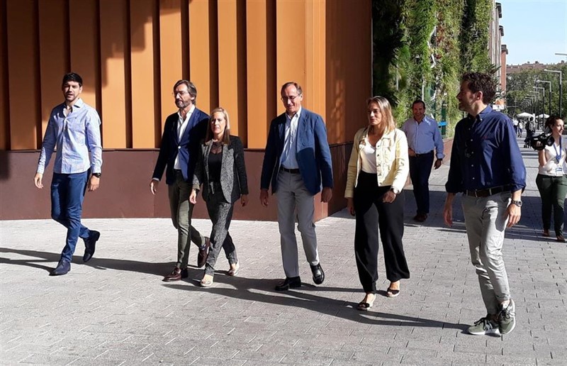 ep dirigentes del pp vasco se dirigen a la convencion de vitoria