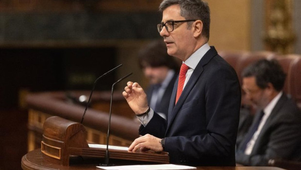 ep el ministro de la presidencia felix bolanos durante una sesion plenaria extraordinaria en el