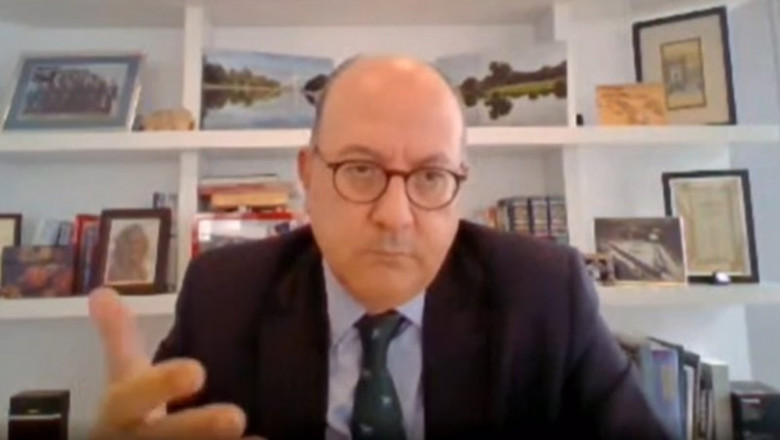 El presidente de la Asociación Española de Banca (AEB), José María Roldán. | EUROPA PRESS ep el presidente de la asociacion espanola de banca aeb jose maria roldan 20200930130606