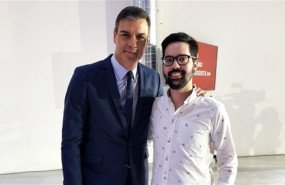 ep el presidente del gobierno en funciones pedro sanchez y el vicesecretario del consejo de