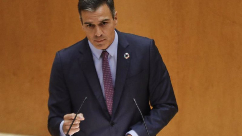El presidente del Gobierno, Pedro Sánchez, comparece ante el Pleno del Senado, tras el parón estival. | Jesús Hellín - Europa Press ep el presidente del gobierno pedro sanchez comparece ante el pleno del senado tras el paron estival