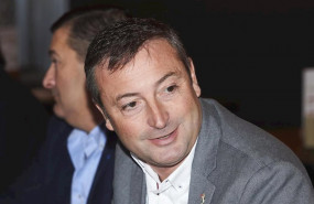 ep el presidente del real racing club de santander alfredo perez durante un desayuno informativo en