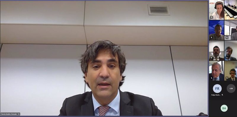 ep el secretario de estado de economia y apoyo a la empresa gonzalo garcia andres participa en la
