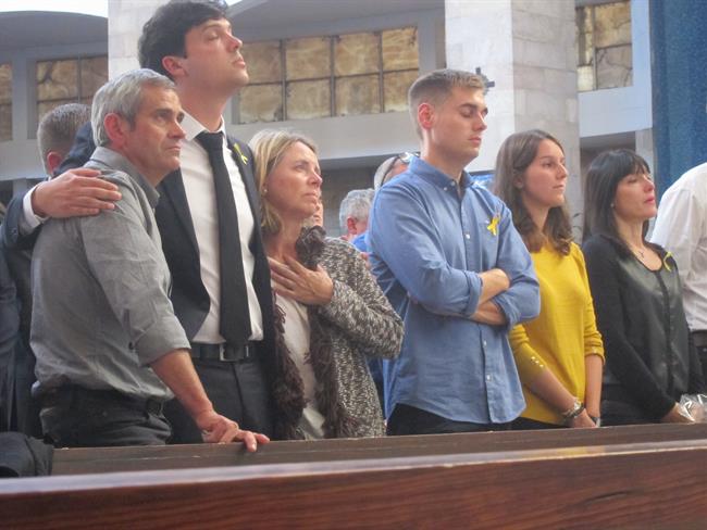 Familiares de Celia Barquín en el funeral | EUROPA PRESS ep familiarescelia barquinfuneral
