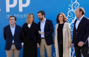 ep i-d el alcalde de madrid jose luis martinez almeida la esposa de pablo casado isabel torres el