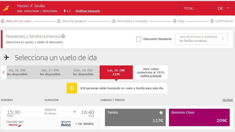 ep iberia anade cuatro vuelos mas de madrid a sevilla y malaga este lunes