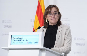 ep la portavoz del govern silvia paneque durante una rueda de prensa tras el consell executiu en la