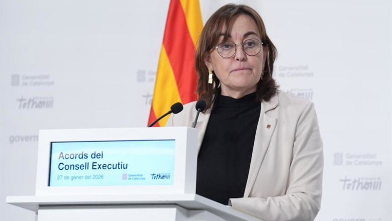 ep la portavoz del govern silvia paneque durante una rueda de prensa tras el consell executiu en la