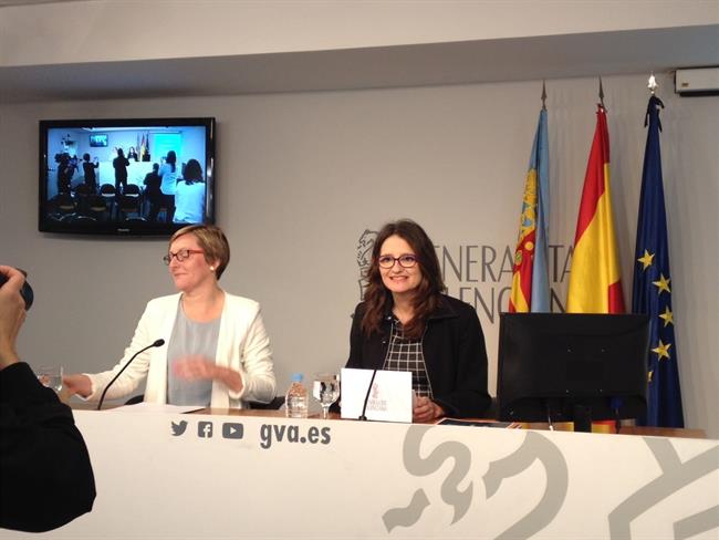 ep la vicepresidenta monica oltraaconsellera maria jose salvador pleno