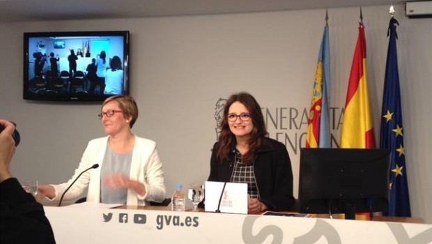 ep la vicepresidenta monica oltraaconsellera maria jose salvador pleno