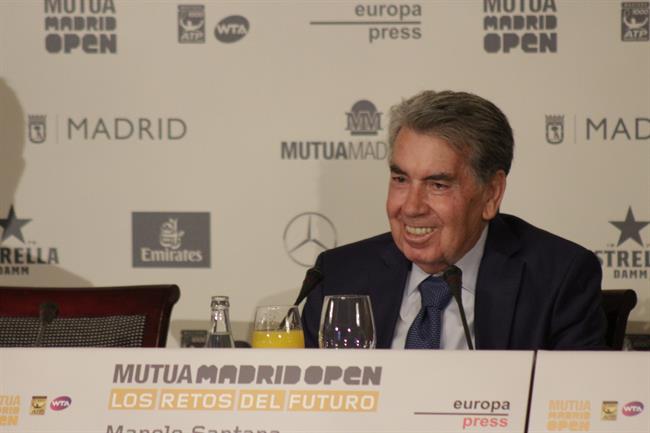 Manolo Santana en los desayunos deportivos de Europa Press | EUROPA PRESS - Archivo ep manolo santanalos desayunos deportivoseuropa press
