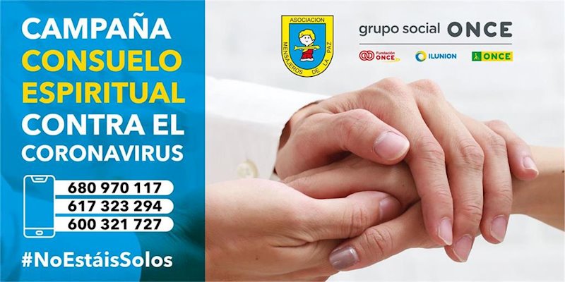 ep mensajeros de la paz y fundacion once abren una linea de telefono para dar consuelo espiritual ep mensajeros de la paz y fundacion once abren una linea de telefono para dar consuelo espiritual