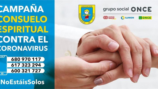 ep mensajeros de la paz y fundacion once abren una linea de telefono para dar consuelo espiritual