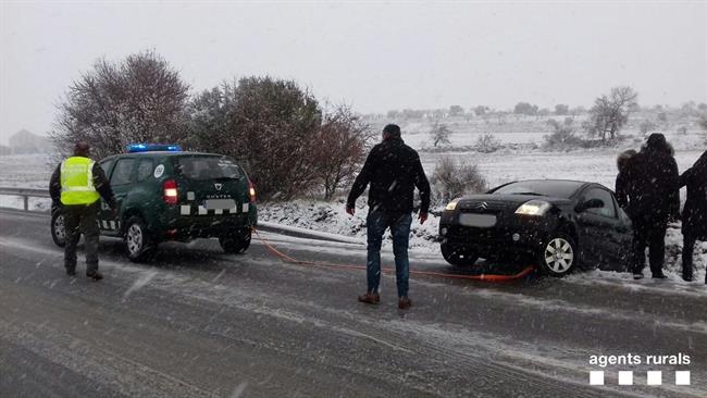 Nieve en las carreteras | AGENTS RURALS - Archivo ep nievelas carreteras