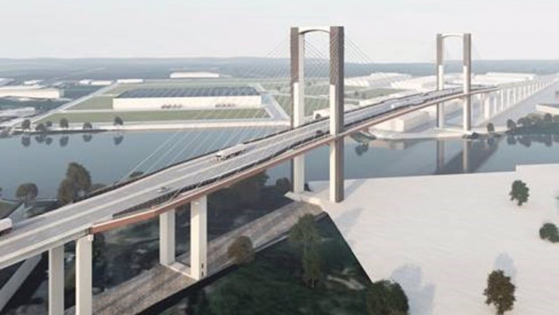 ep recreacion del puente del centenario de sevilla tras la obra de sustitucion de tirantes y