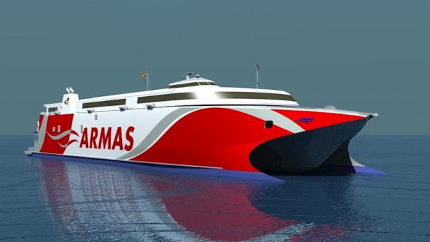 ep trasmediterranea estrenara el catamaran mas avanzado del mundo en baleares
