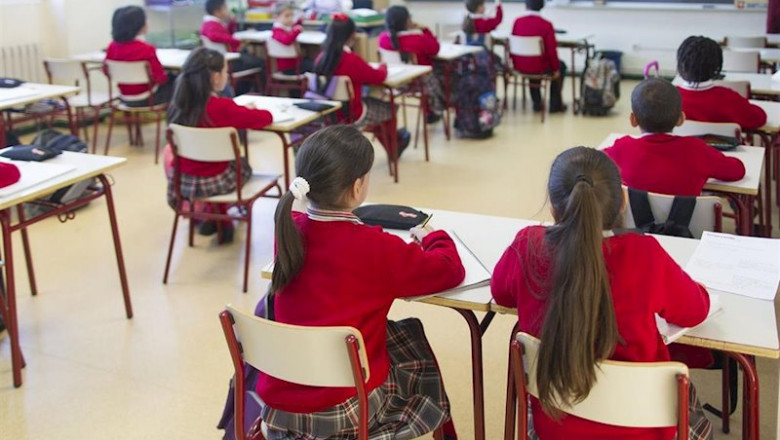 ep alumnas en un colegio de madrid