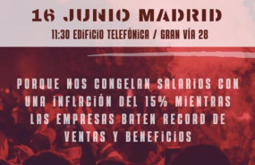 ep archivo cartel de la convocatoria de huelga por parte del sindicato cgt para este viernes 16 de ep archivo cartel de la convocatoria de huelga por parte del sindicato cgt para este viernes 16 de