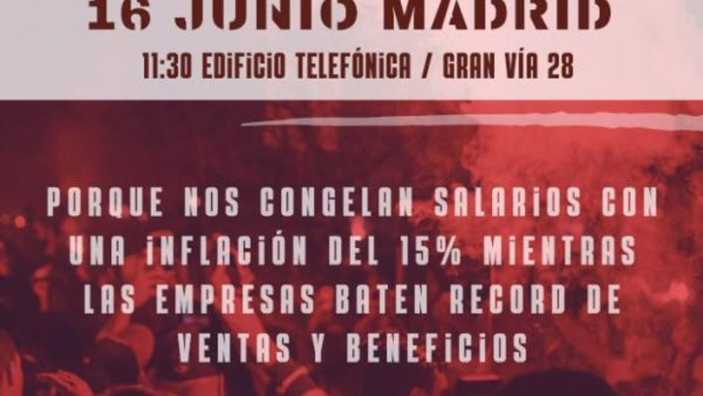 ep archivo cartel de la convocatoria de huelga por parte del sindicato cgt para este viernes 16 de ep archivo cartel de la convocatoria de huelga por parte del sindicato cgt para este viernes 16 de
