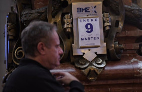 ep calendario a dia 9 de enero en el palacio de la bolsa a 9 de enero de 2024 en madrid espana