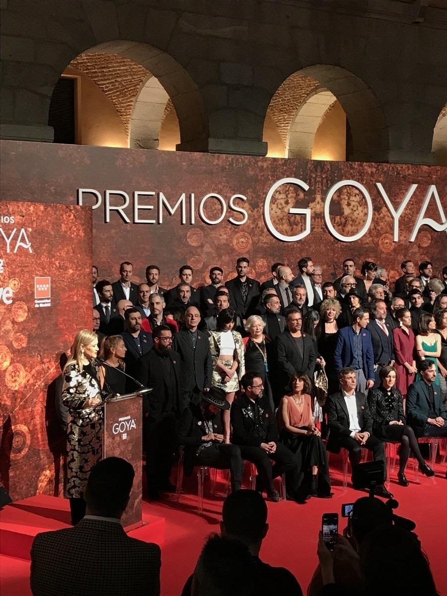 Cifuentes en el encuentro de nominados a la 32 edición de los Premios Goya | EUROPA PRESS ep cifuentesencuentronominadosla 32 edicionlos premios goya