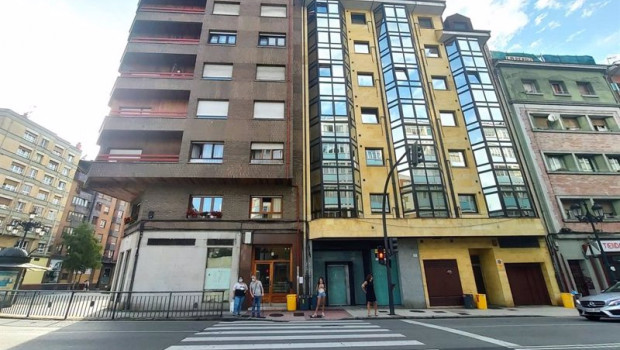 ep edificio de viviendas en oviedo en una imagen de archivo