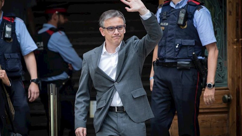 ep el diputado de erc y exsecretario de economia josep maria jove sale del tribunal superior de