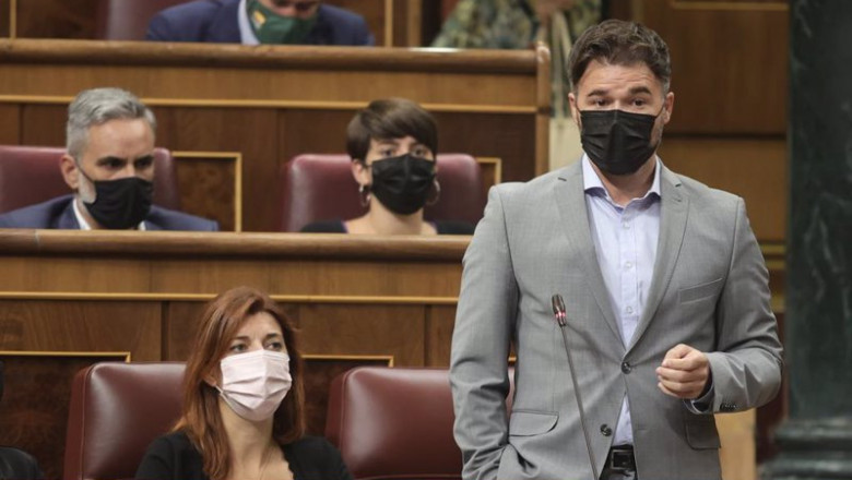 ep el portavoz parlamentario de la erc gabriel rufian