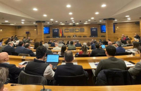 ep el presidente de uno francisco aranda durante el acto en la sede de la ceoe