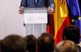 ep el presidente del gobierno pedro sanchez interviene en el acto de inauguracion de la linea de