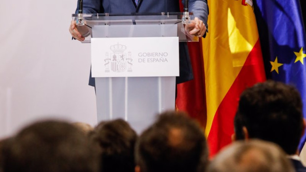 ep el presidente del gobierno pedro sanchez interviene en el acto de inauguracion de la linea de