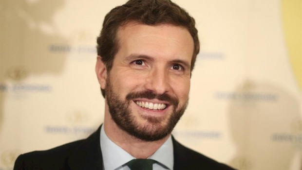 ep el presidente del pp pablo casado a su llegada a un desayuno informativo de nueva economia forum