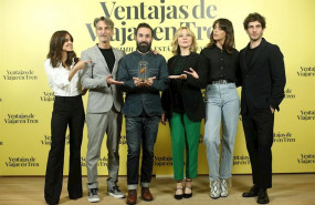 ep i-d la actriz macarena garcia el actor ernesto alterio el director de la pelicula aritz moreno la
