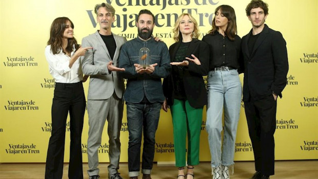 ep i-d la actriz macarena garcia el actor ernesto alterio el director de la pelicula aritz moreno la