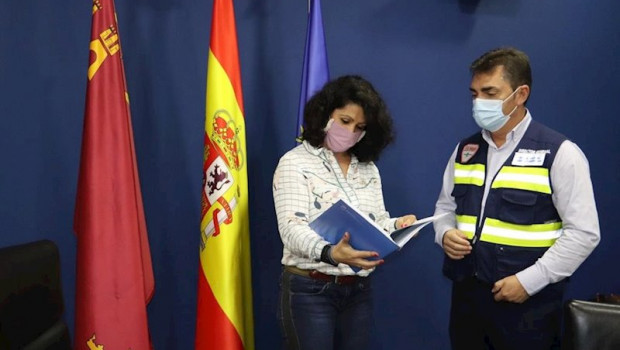 ep imagen de la consejera durante la reunion