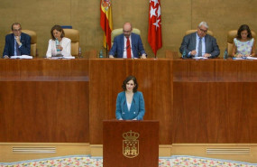 ep la candidatappla presidenciala comunidad isabel diaz ayuso duranteintervencionla primera sesionsegundo plenosu investidura presididajuan trinidad